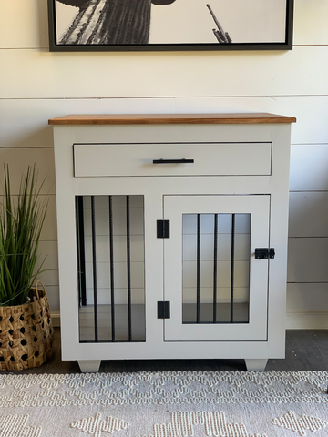 Medium Dog Crate with Drawer