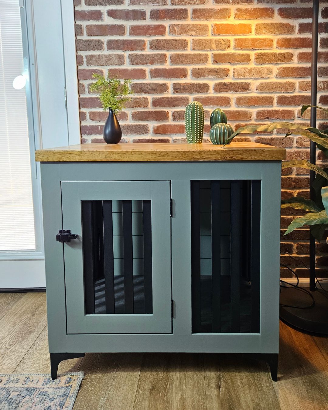 wooden modern dog crate furniture