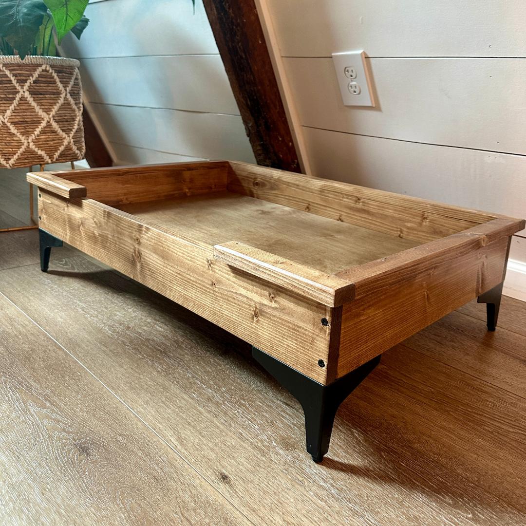 designer dog bed frame