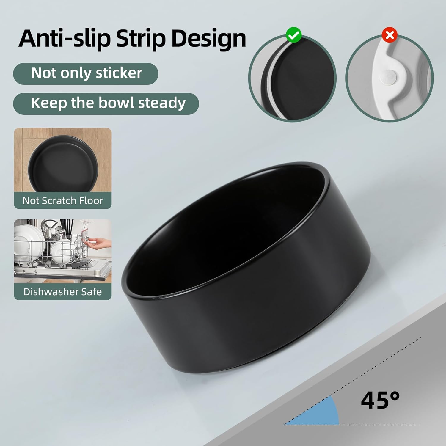 luxury dog bowl features