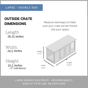 Large double dog crates in Austin TX