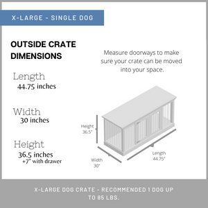 Single Dog Crate - XL